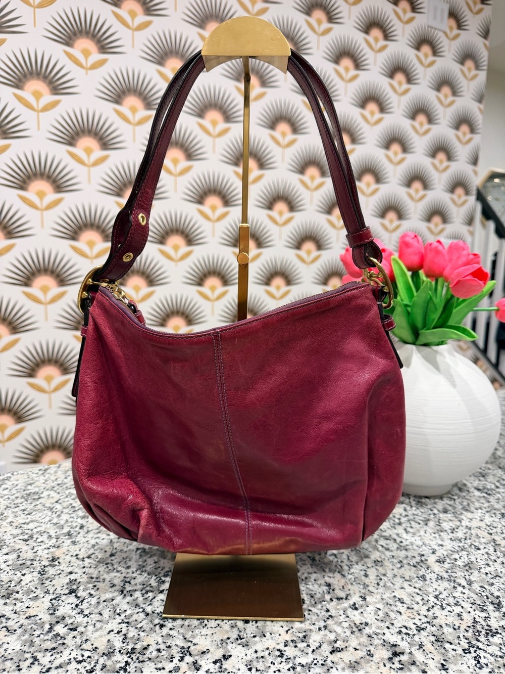 Coach Mulberry Wine Bag